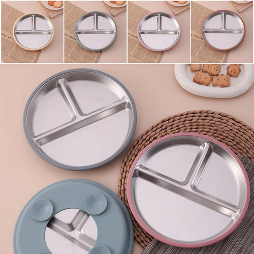ColorKids —  Stainless Steel Plate BPA-Free (Non-Toxic)