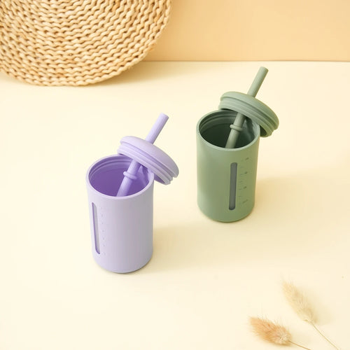 ColorKids — Silicone Straw Cup BPA-Free (Non-Toxic)