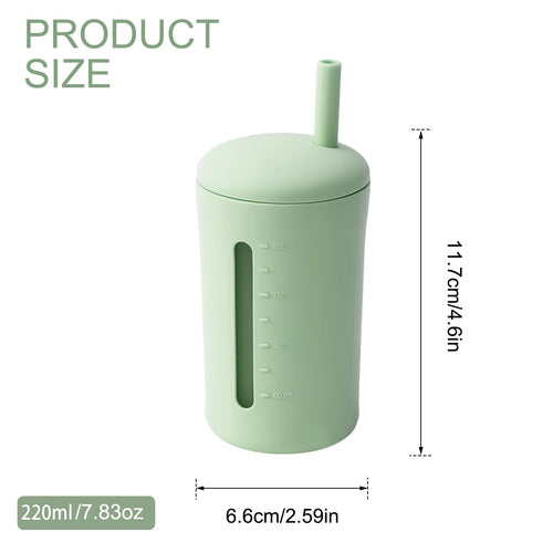 ColorKids — Silicone Straw Cup BPA-Free (Non-Toxic)