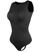 High Neck Seamless Bodysuit