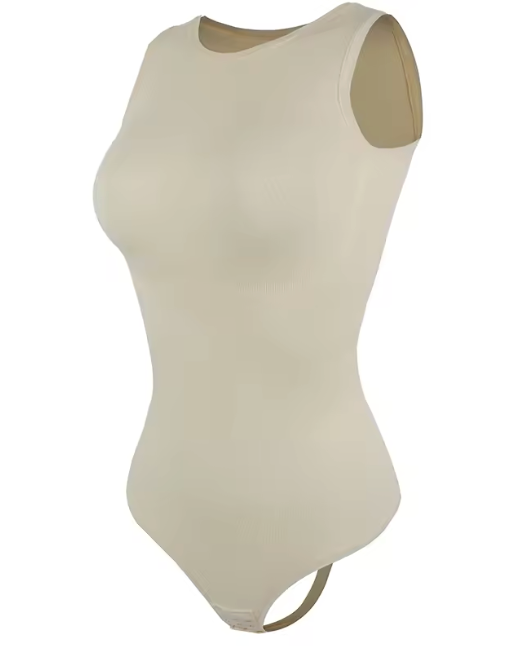 High Neck Seamless Bodysuit