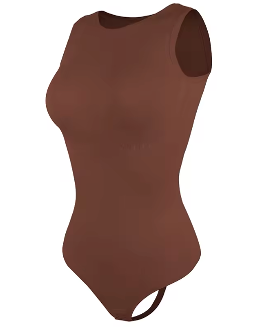 High Neck Seamless Bodysuit